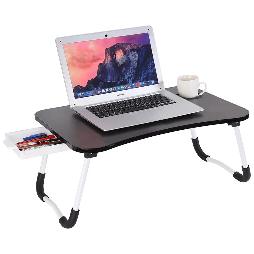 

Computer Desk Foldable Portable Multifunction Laptop Desk Lazy Laptop Table Folding Writing Table for Bed сол для нођбђка E3